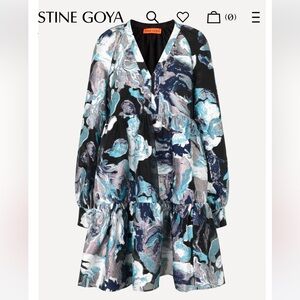 Stine Goya Jasmine Icy Flower dress, large